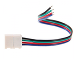 Коннектор для светодиодной ленты 5050  RGB, разъем с одной стороны